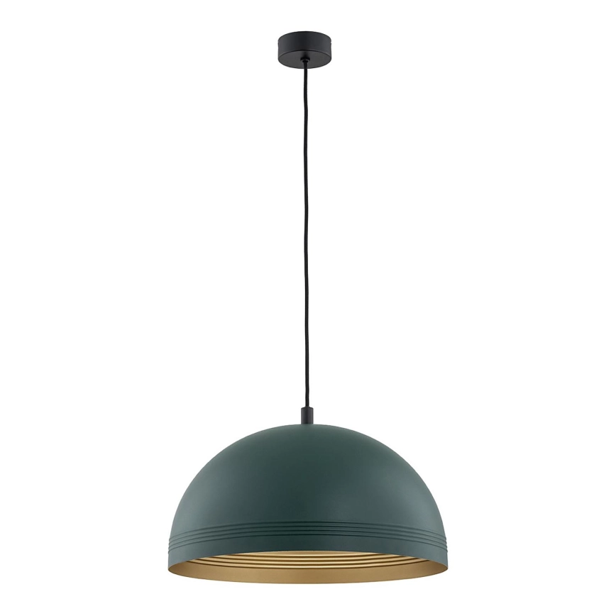 Argon 8243 – Ljuskrona med textilsladd BONITA 1xE27/15W/230V grön