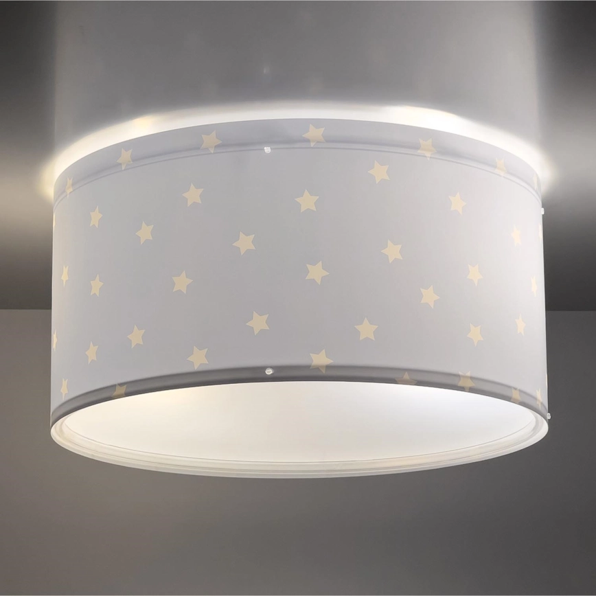Dalber 82216T – Takbelysning för barn STAR LIGHT 2xE27/60W/230V blå