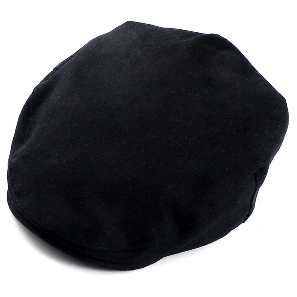 Keltisk malm svart tweed cap