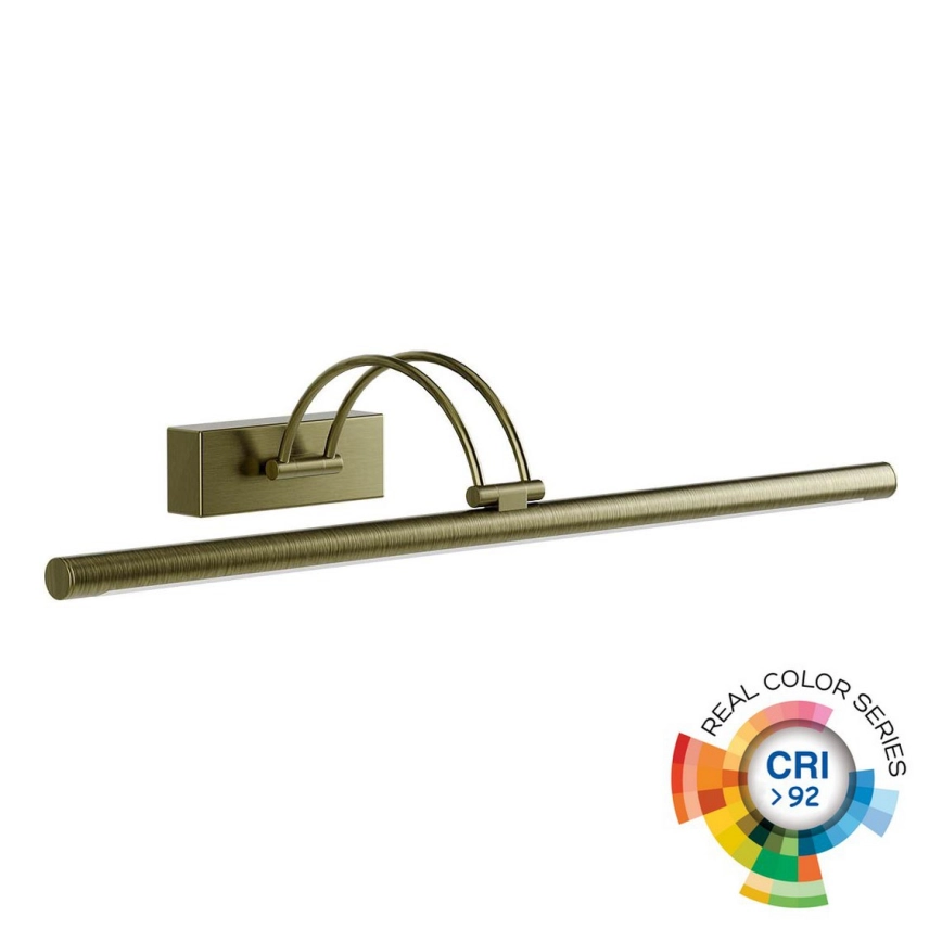 Redo 01-3473 – LED tavelbelysning IKON LED/16,4W/230V 61,5 cm CRI 92 mässing