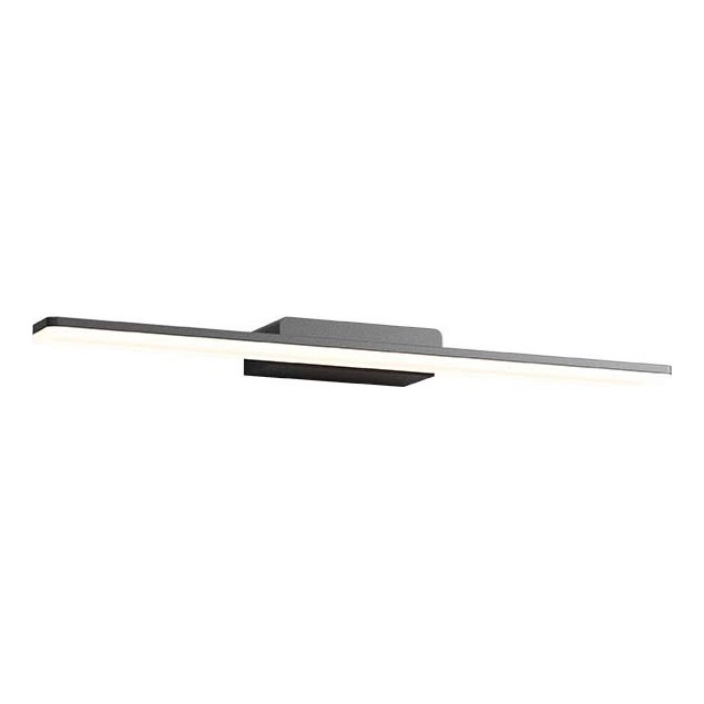 Redo 01-2504 – Badrumsspegel med LED-belysning BARRIO LED/17,25W/230V 60 cm CRI 90 IP44 svart
