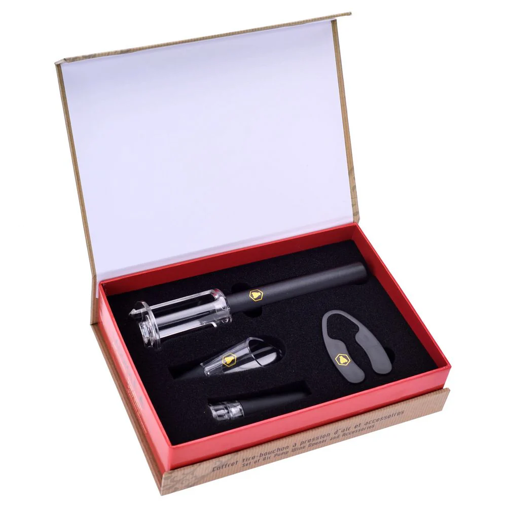 Laguiole Air Pressure Wine Corkscrew med tillbehör