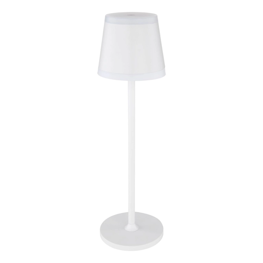 Globo – LED dimbar uppladdningsbar touchbordslampa LED/4,6W/230V 1800 mAh USB IP54 vit