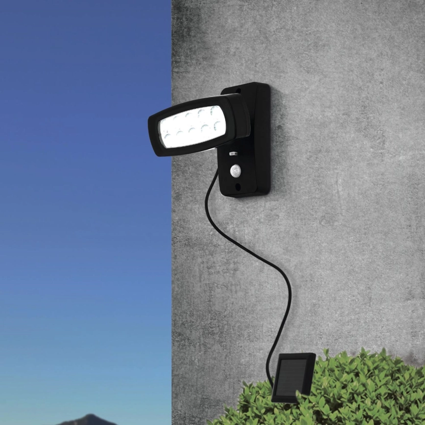 Eglo – LED Solcells vägglampa med sensor LED/1,2V 600 mAh IP44