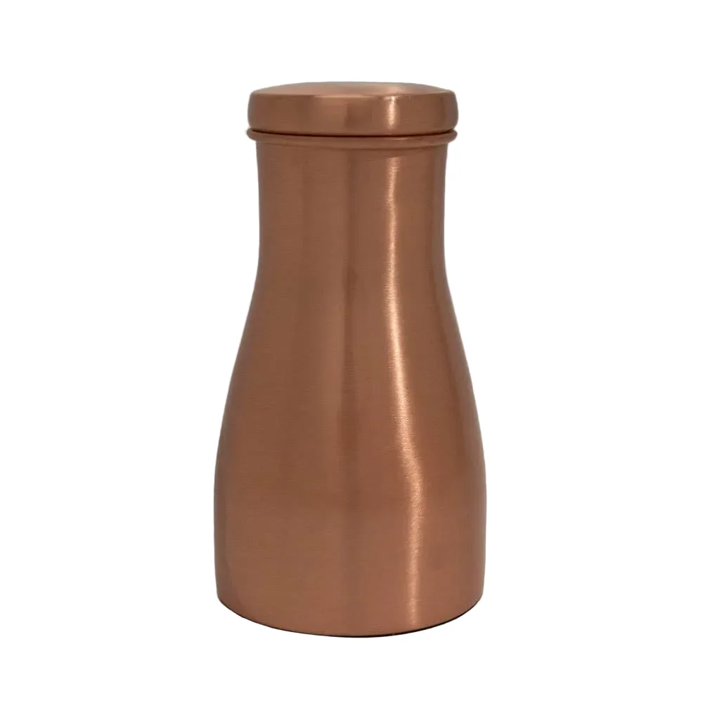 Ren kobberkaraffel poleret med låg ± 950 ml kande