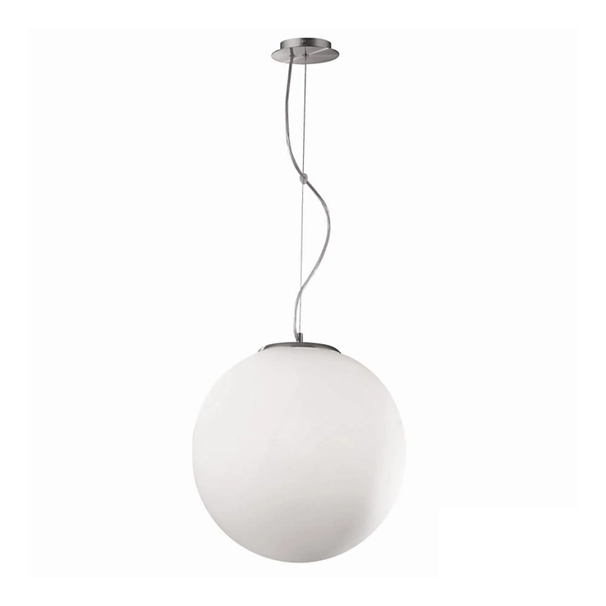 Ideal Lux – Pendel på kabel MAPA 1xE27/42W/230V Ø 20 cm vit
