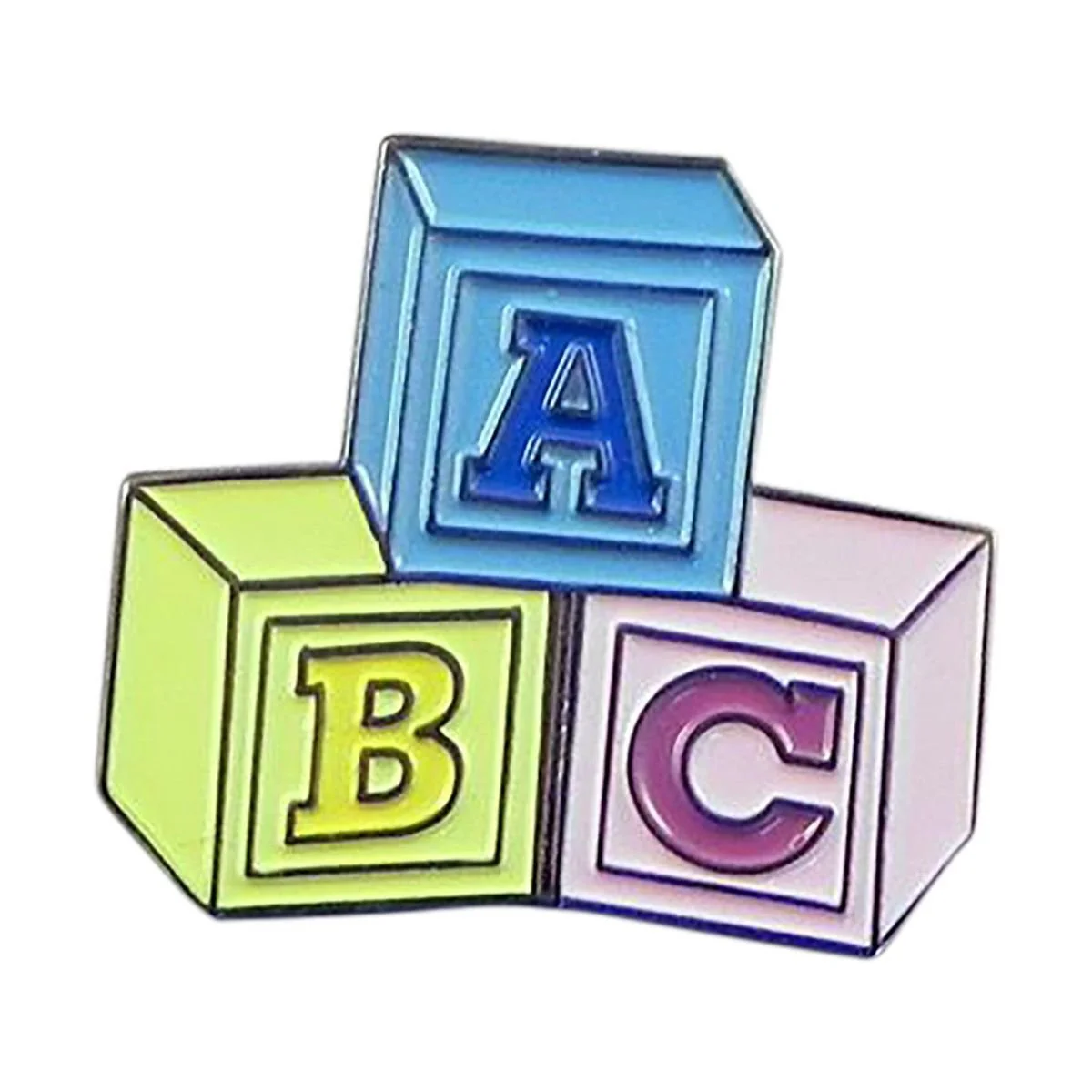 ABC Bricks Pin