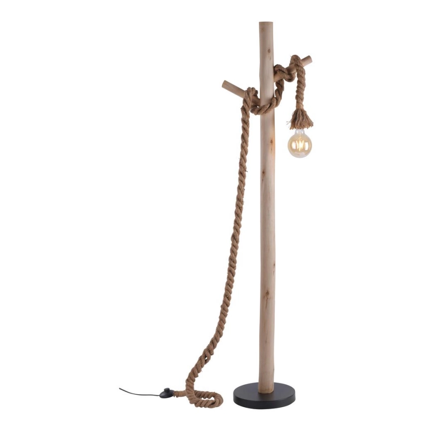 Leuchten Direkt 15484-18 – Golvlampa ROPE 1xE27/15W/230V