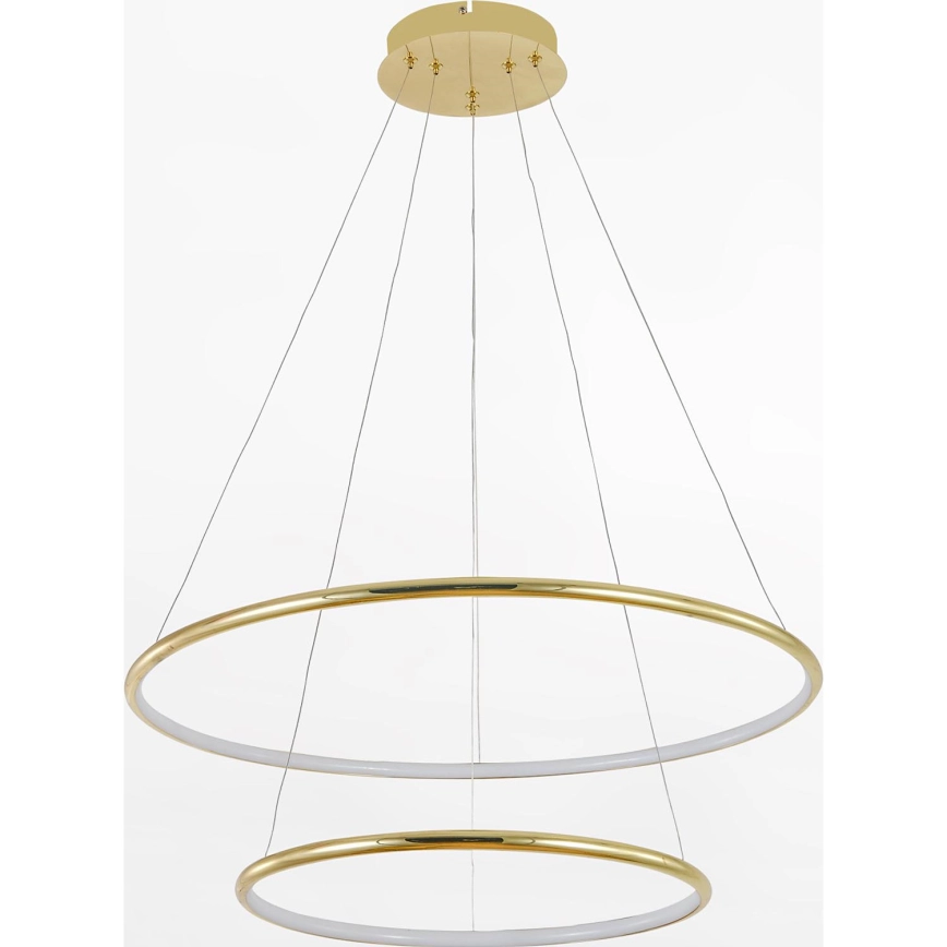 Zuma Line – LED ljuskrona med textilsladd LED/40W/230V guld