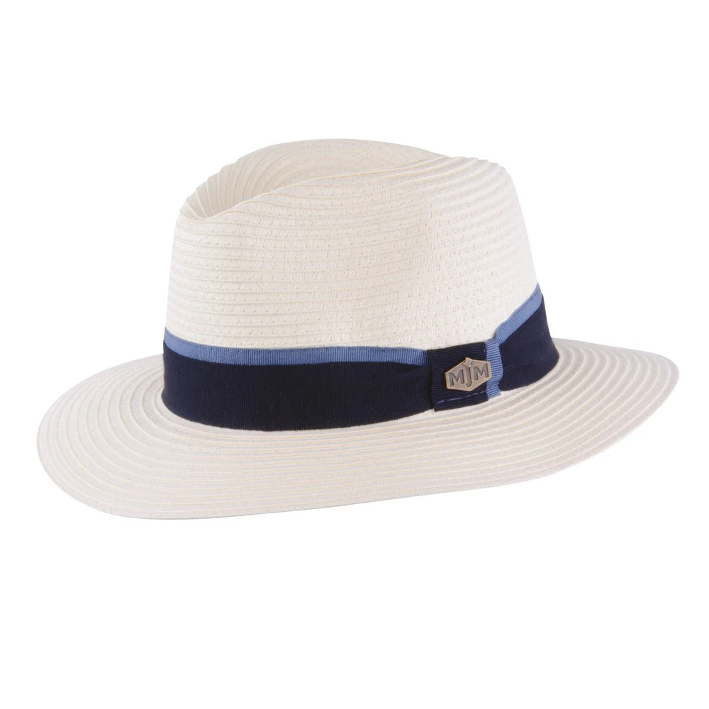 MJM Billy – Toyo Traveler Straw Hat – White
