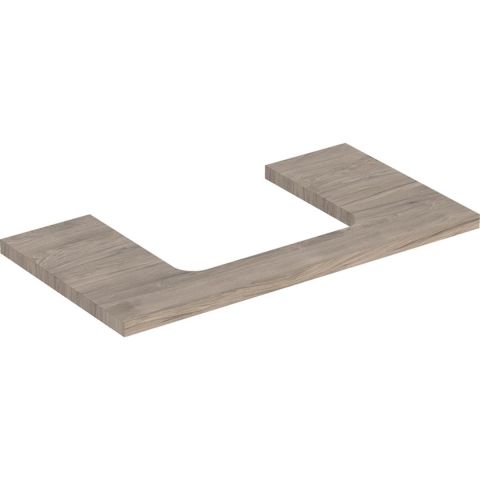 Geberit ONE 505.283.00.6 Bänkskiva 90 cm Valnöt