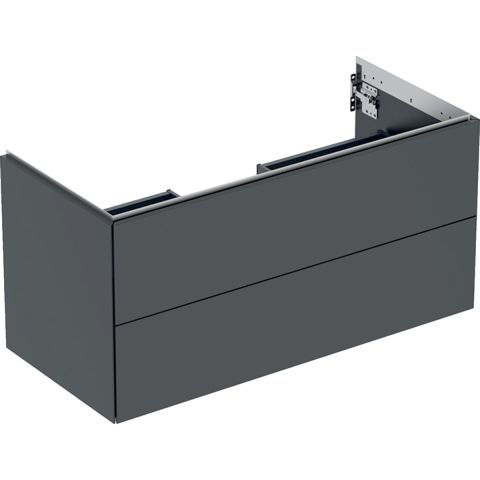 Geberit ONE 505.264.00.8 Kommod 105 x 47 cm, 2 lådor Svart