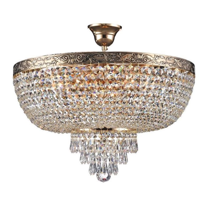 Maytoni DIA890-CL-06-G – Fäst ljuskrona PALACE 6xE27/60W/230V