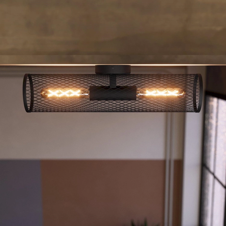 Eglo – Vägglampa  2xE27/40W/230V