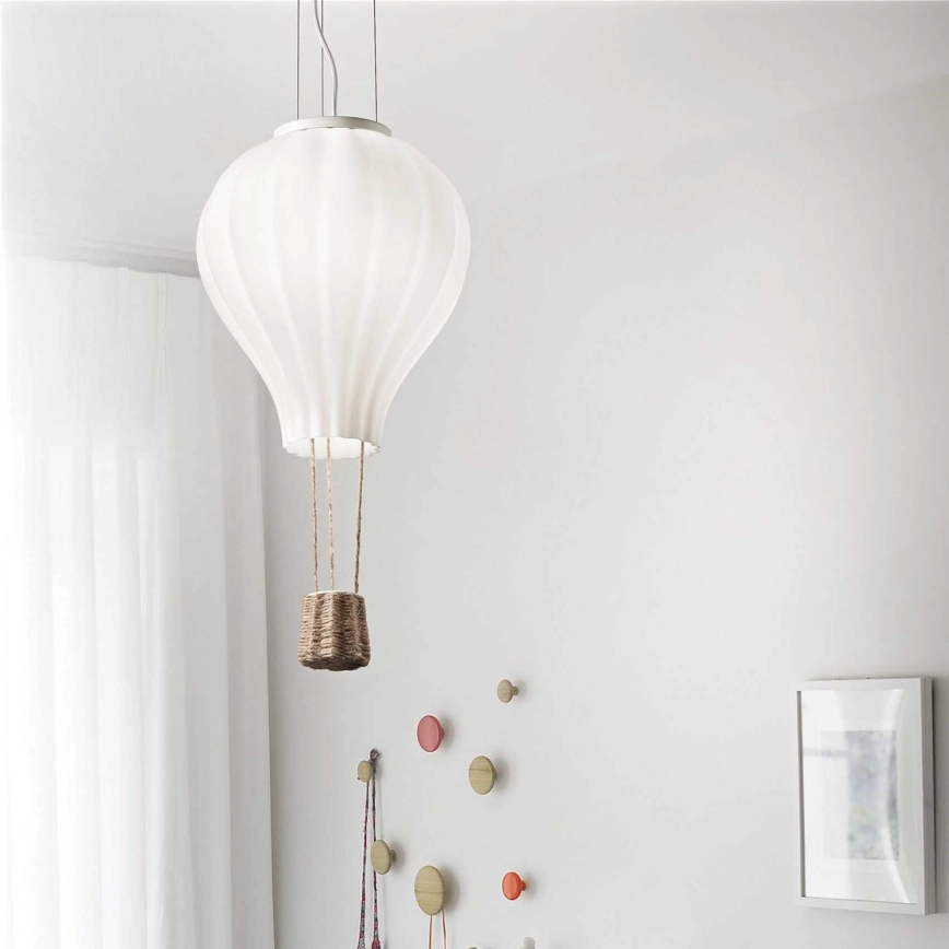 Ideal Lux – Ljuskrona med textilsladd DREAM BIG 1xE27/42W/230V diameter 30 cm