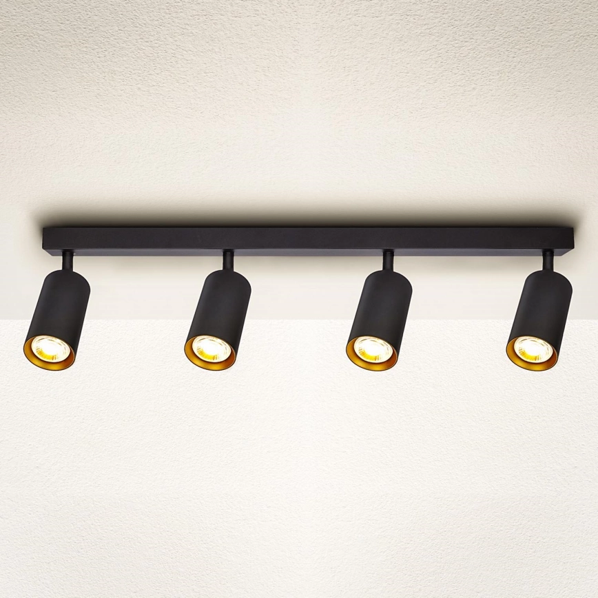 Brilagi – Spotlight SELE 4xGU10/30W/230V svart/guld