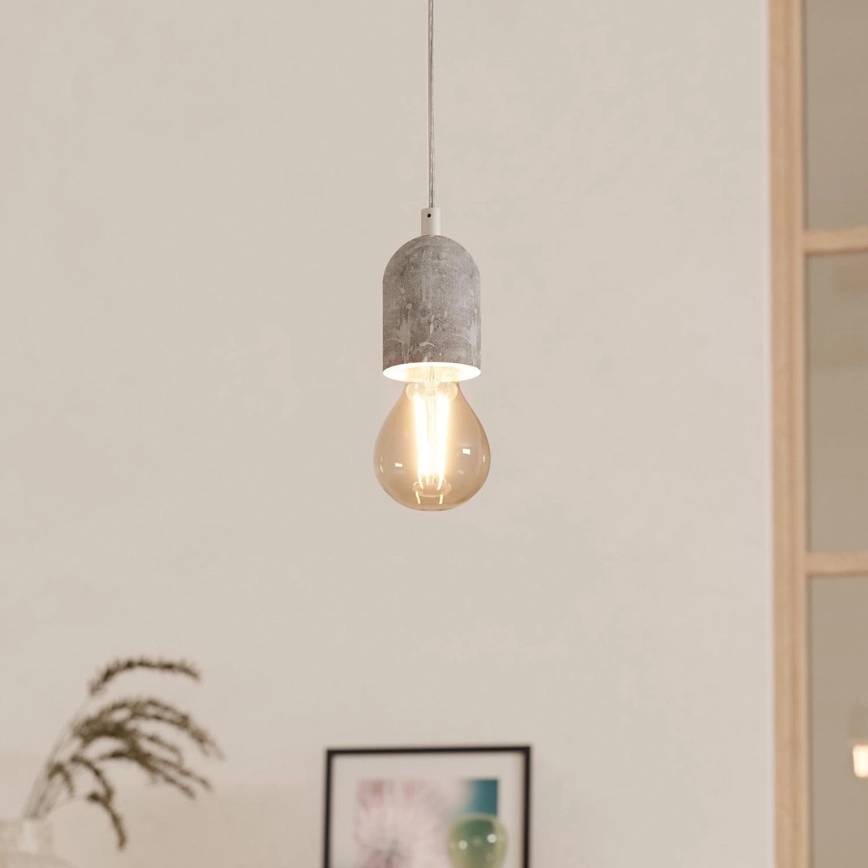 Eglo 95522 – Ljuskrona SILVARES 1xE27/60W/230V