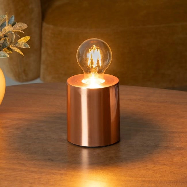 Atmosphera – Bordslampa SABA 1xE27/40W/230V koppar