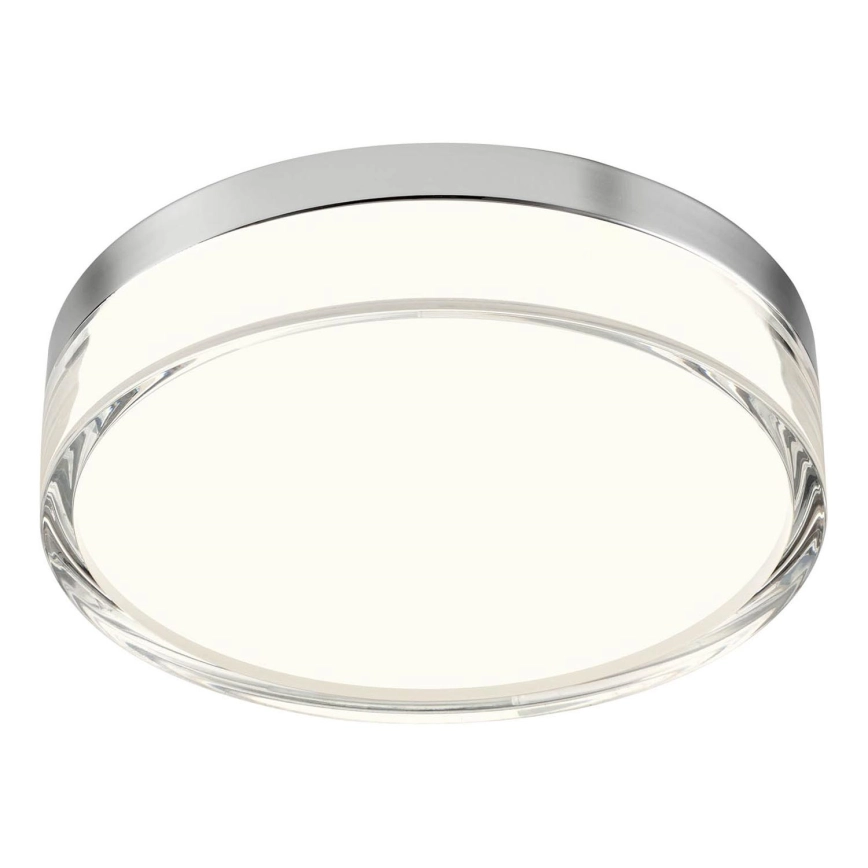 Redo 01-3727 – LED badrumstaklampa FRISBI LED/12W/230V Ø 23 cm CRI 90 3000/4000K IP44 blank krom