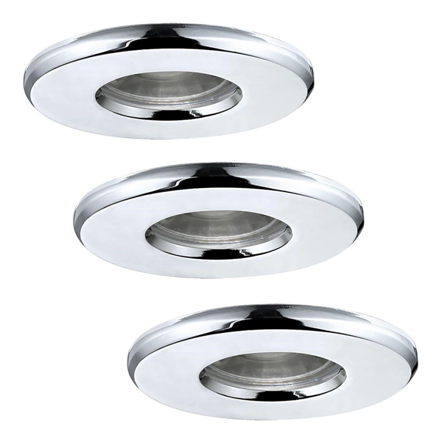 Eglo – 3-pack LED-badrumslampor IGOA LED/3,3W/230V IP44