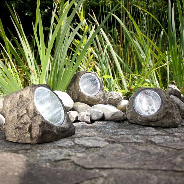 Globo – LED dekorativ solcellslampa 4xLED/0,06W/1,2V IP44 200 mAh