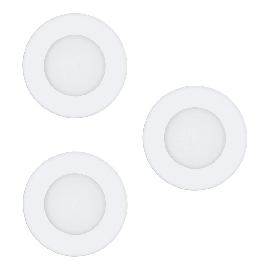 Eglo – 3-pack LED-infälld takarmatur FUEVA-RW LED/2,8W/230V 2700–4000K Ø 8,5 cm