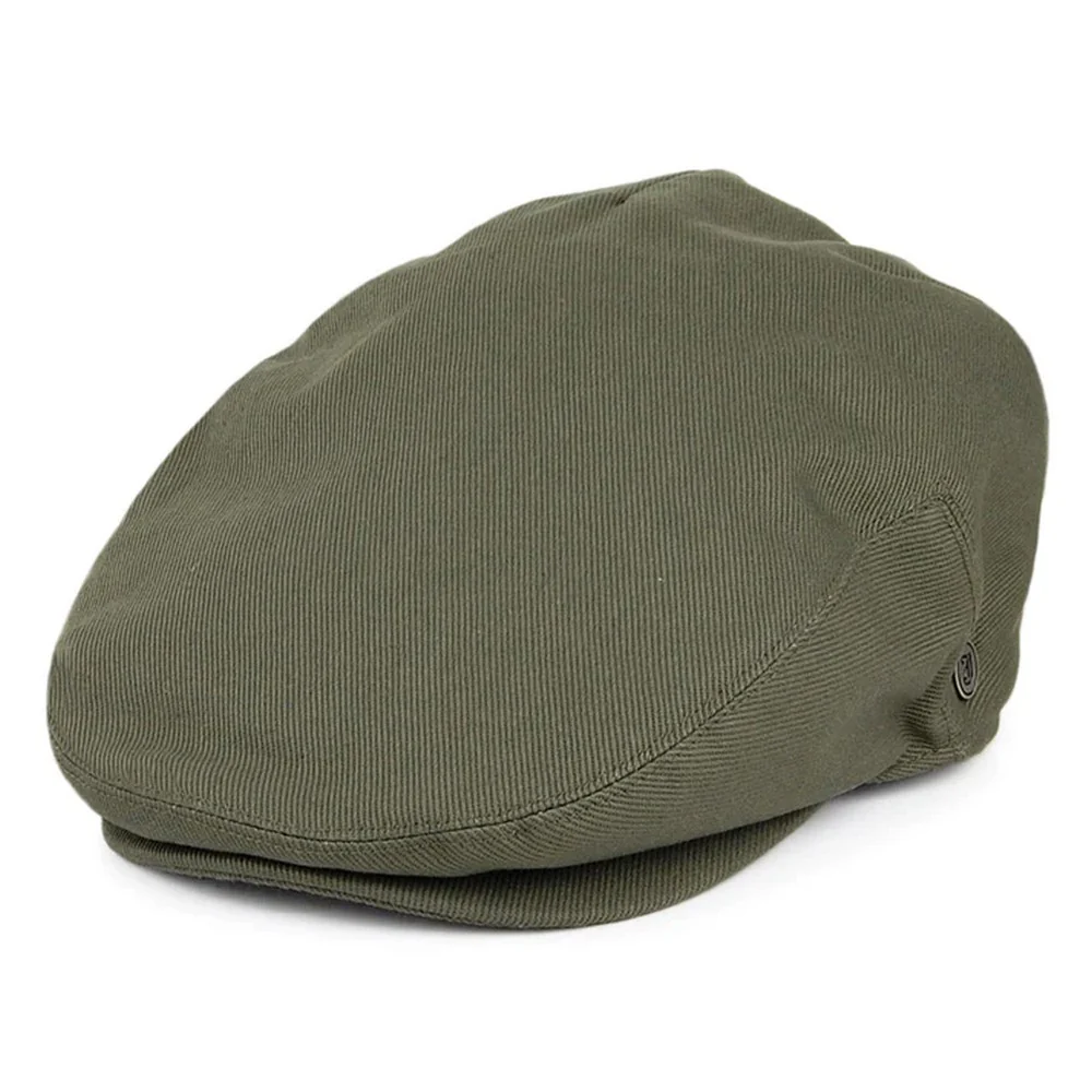 Jaxon & James Cotton Flat Cap – Olive