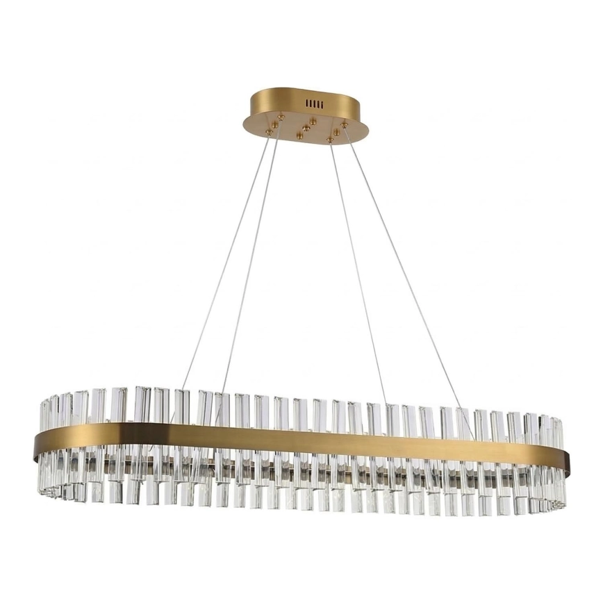 Azzardo AZ5263 – LED ljuskrona med textilsladd FRANCESCA LED/64W/230V 100 cm