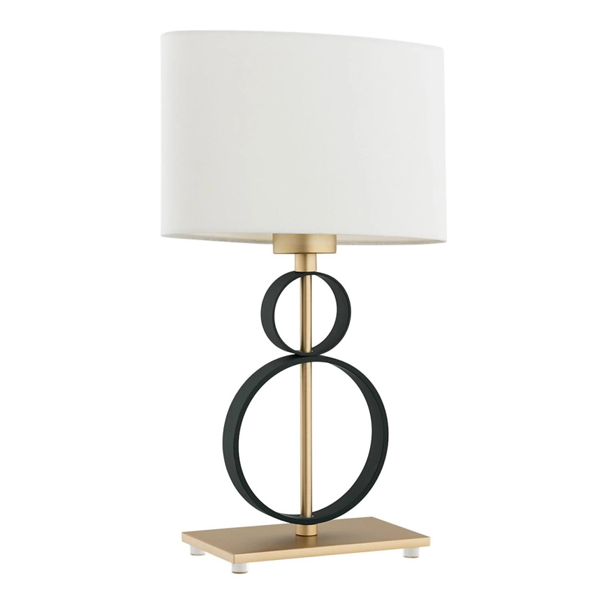 Argon 8373 – Bordslampa PERSEO 1xE27/15W/230V 42 cm krämvit/svart
