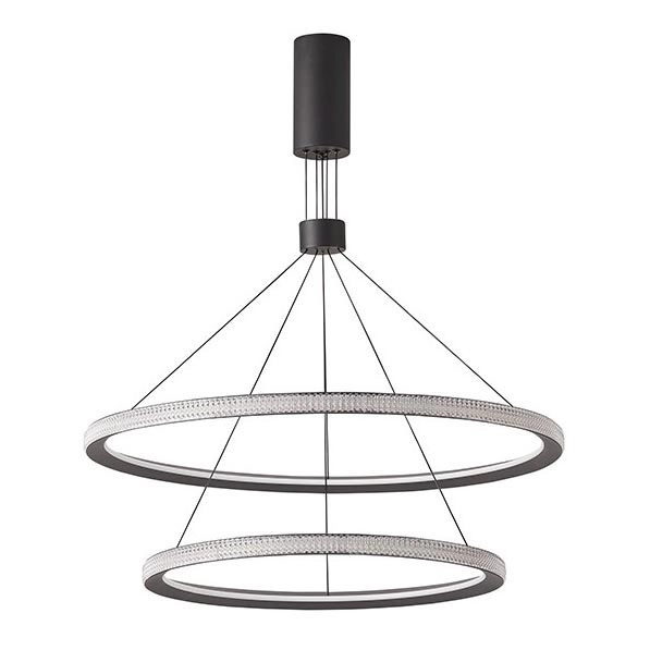 Azzardo AZ5111 – LED ljusreglerad ljuskrona på textilsladd DIEGO LED/70W/230V