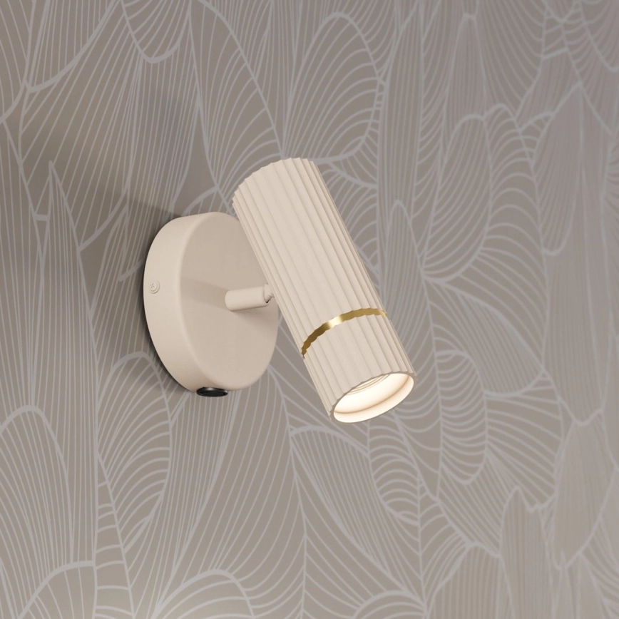 Eglo – LED väggbelysning 1xGU10/5W/230V 3000K beige
