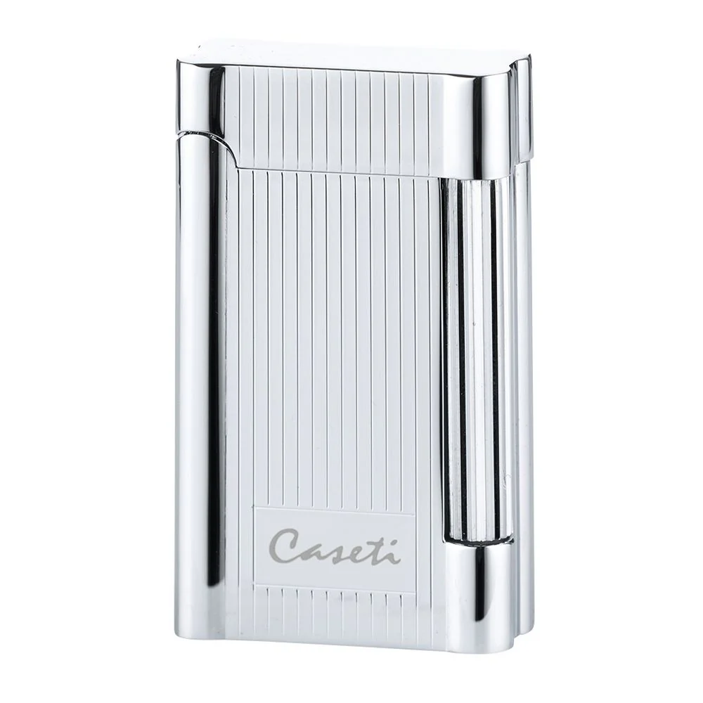CASETI Flint Cigarettändare – Rifled Chrome