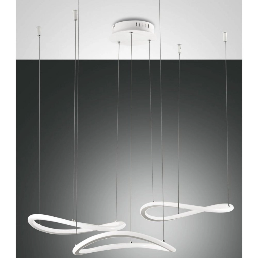 Fabas Luce 3711-47-102 – LED ljuskrona med upphängningsrem TIRRENO 3xLED/20W/230V