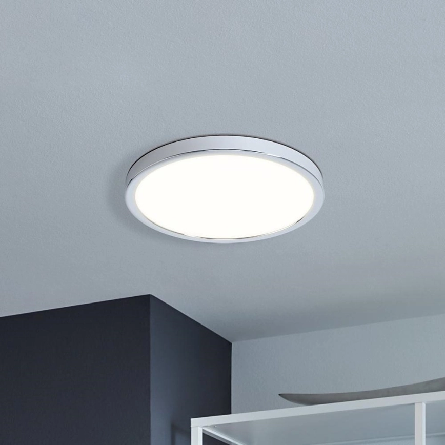Eglo – LED-badrumstaklampa, 20 W, 230 V, IP44, Ø 28,5 cm