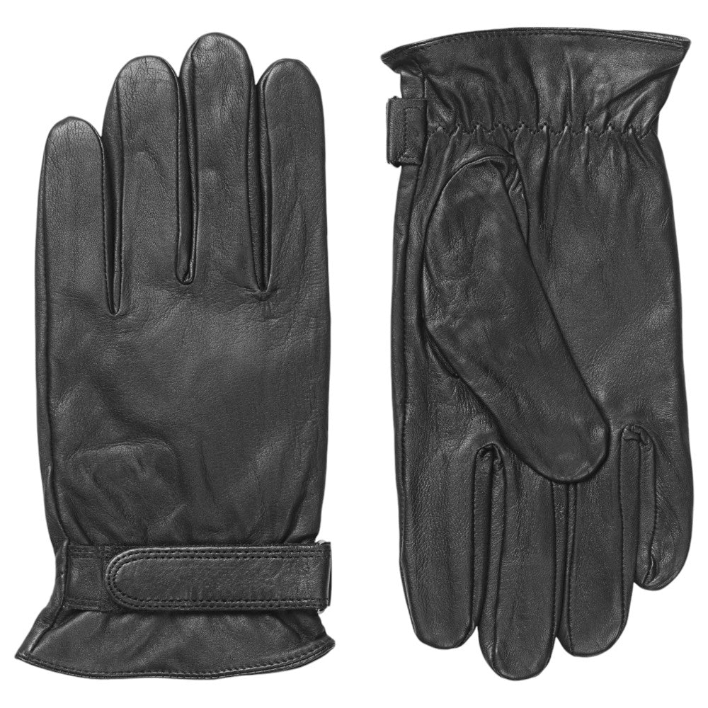 MJM Flip Läderhandskar – Svart m/liner