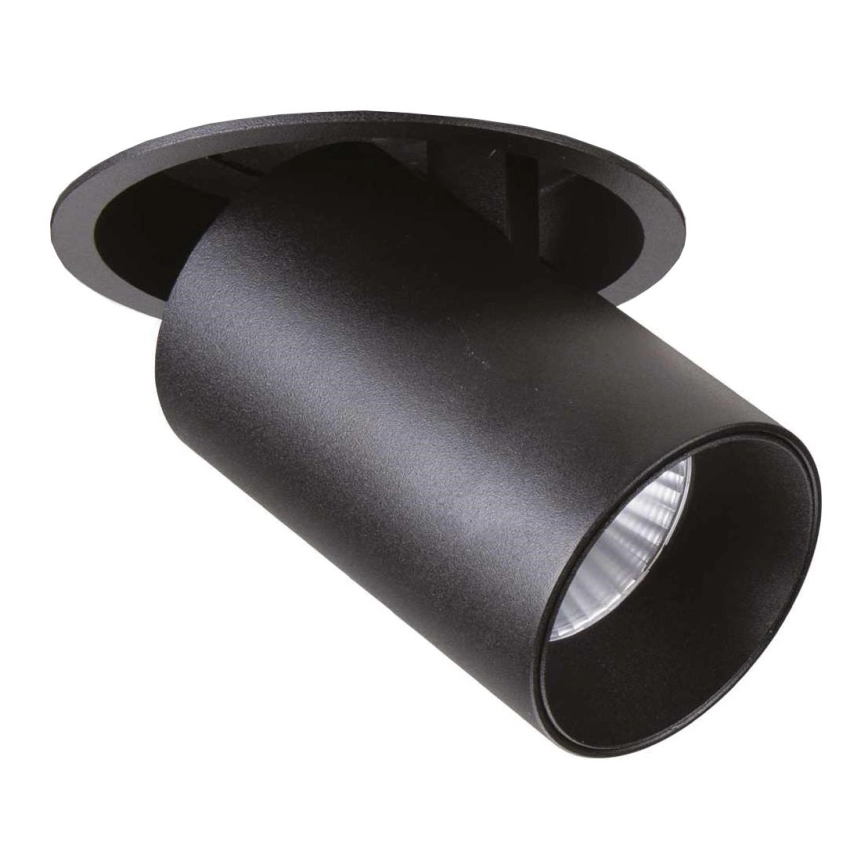 Ideal Lux – LED infälld takspot NOVA LED/12W/230V 3000K CRI 90 Ø 10 cm svart