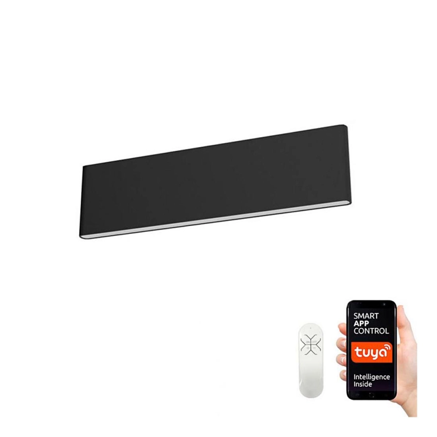 Immax NEO 07086L – LED dimbar vägglampa LISTON LED/8W/230V svart Tuya + fjärrkontroll