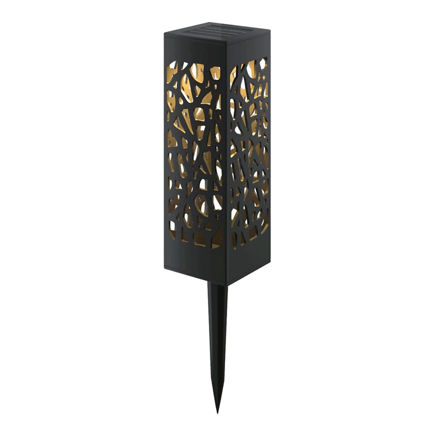 Aigostar – LED Solarlampa LED/0,006W/1,2V 28,5 cm svart 2700K IP44 100 mAh