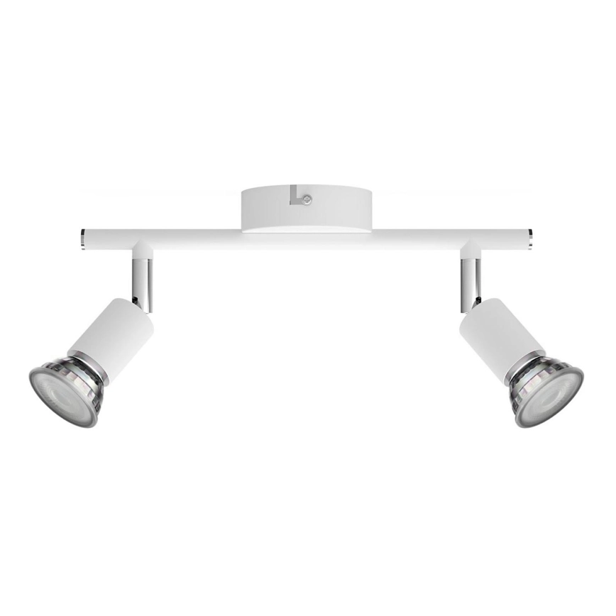 Philips – Spotlight 2xGU10/50W/230V vit