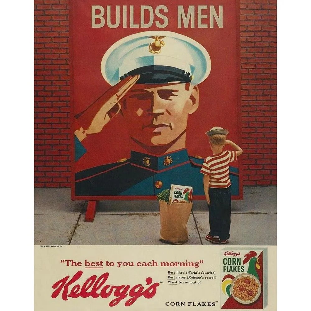 Retroworld Kellogg’s Builds Men Metal Profit – 30 x 40 cm