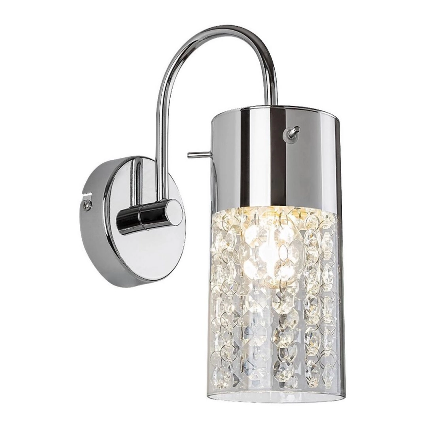 Rabalux – Badrumsvägglampa 1xE14/40W/230V IP44 blank krom