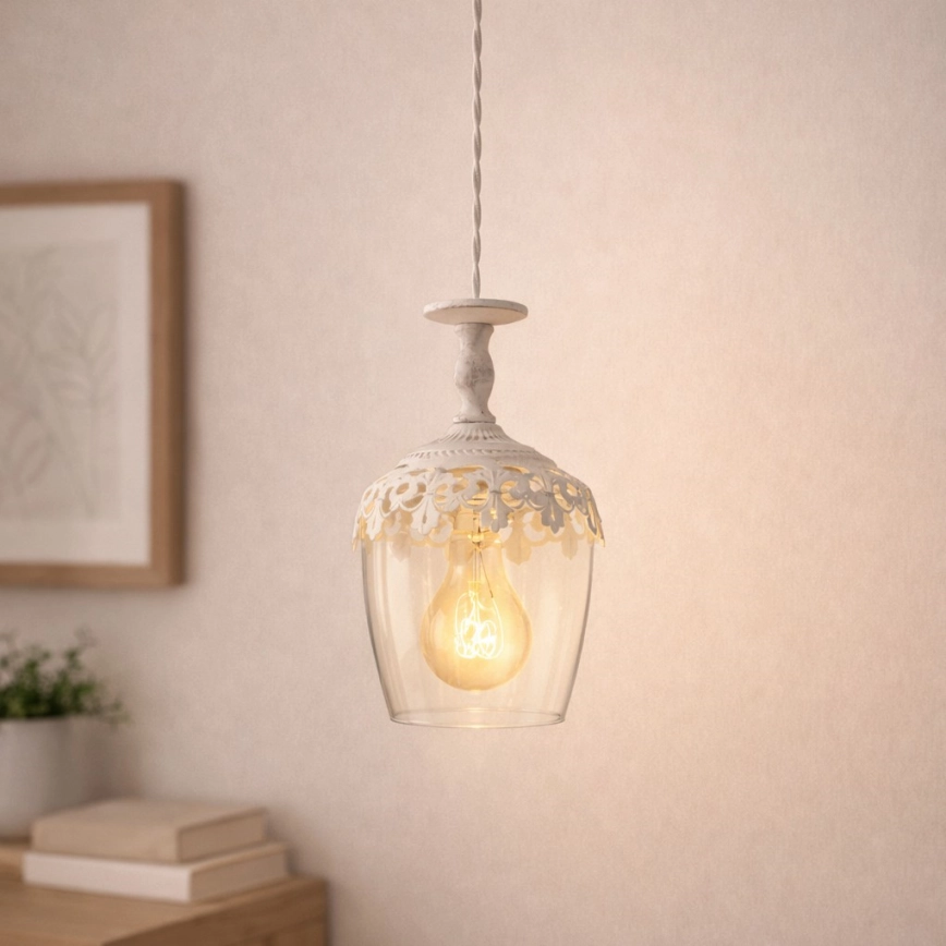 Eglo 49221 – Taklampa SUDBURY 1xE27/60W/230V