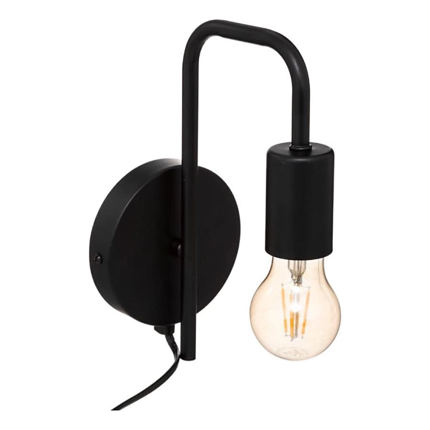 Atmosphera – Vägglampa KELI 1xE27/40W/230V svart