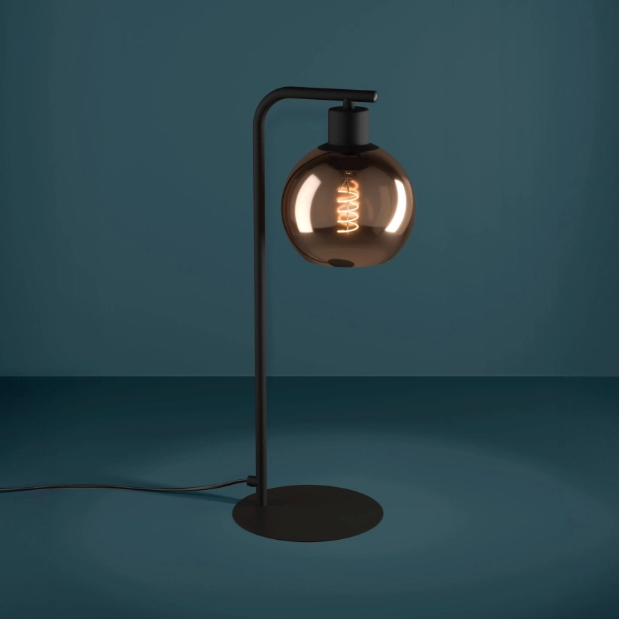 Eglo – Bordslampa 1xE27/40W/230V koppar
