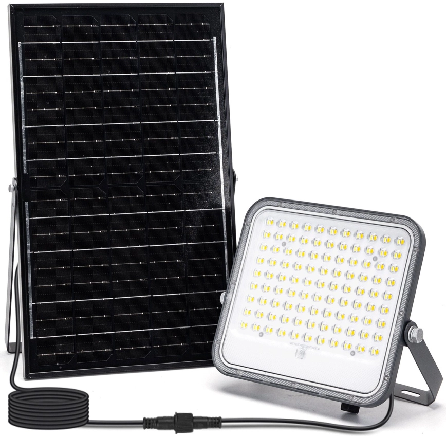 Aigostar – Dimmbar LED-solcellsstrålkastare LED/150W/3,4V 3000/4000/6500K IP66 12000 mAh + fjärrkontroll