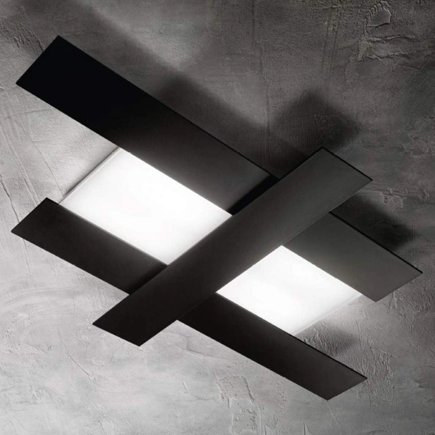 Gea Luce DOHA P P N – LED taklampa DOHA LED/30W/230V 65,5 cm svart
