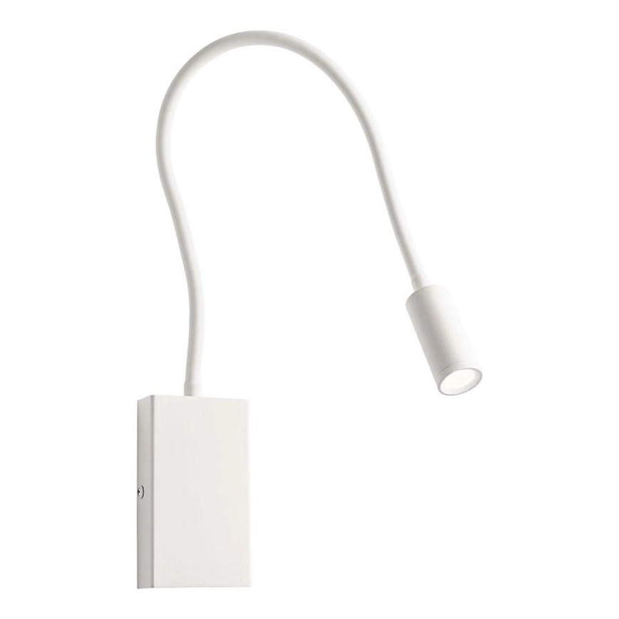 Redo 01-2754 – LED Flexibel läslampa WALLIE LED/3W/230V USB CRI 90 vit
