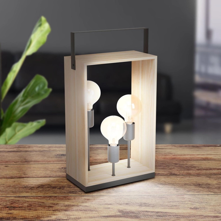 Eglo 43416 – Bordslampa FAMBOROUGH 3xE27/40W/230V