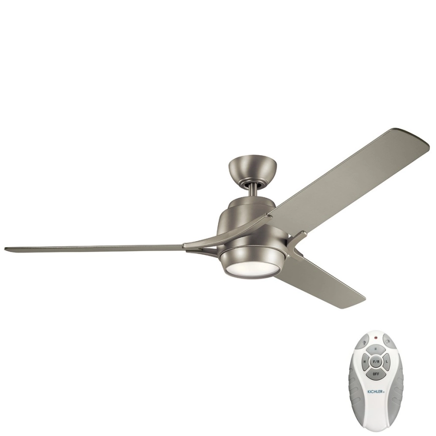 Kichler – LED dimbar takfläkt ZEUS LED/10W/230V + fjärrkontroll