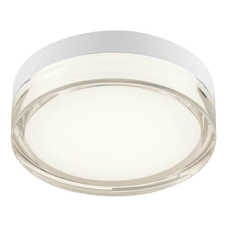 Redo 01-3729 – LED Badrumstaklampa FRISBI LED/8W/230V Ø 15 cm CRI 90 IP44 vit